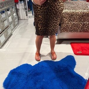 Leopard Print Pencil Skirt